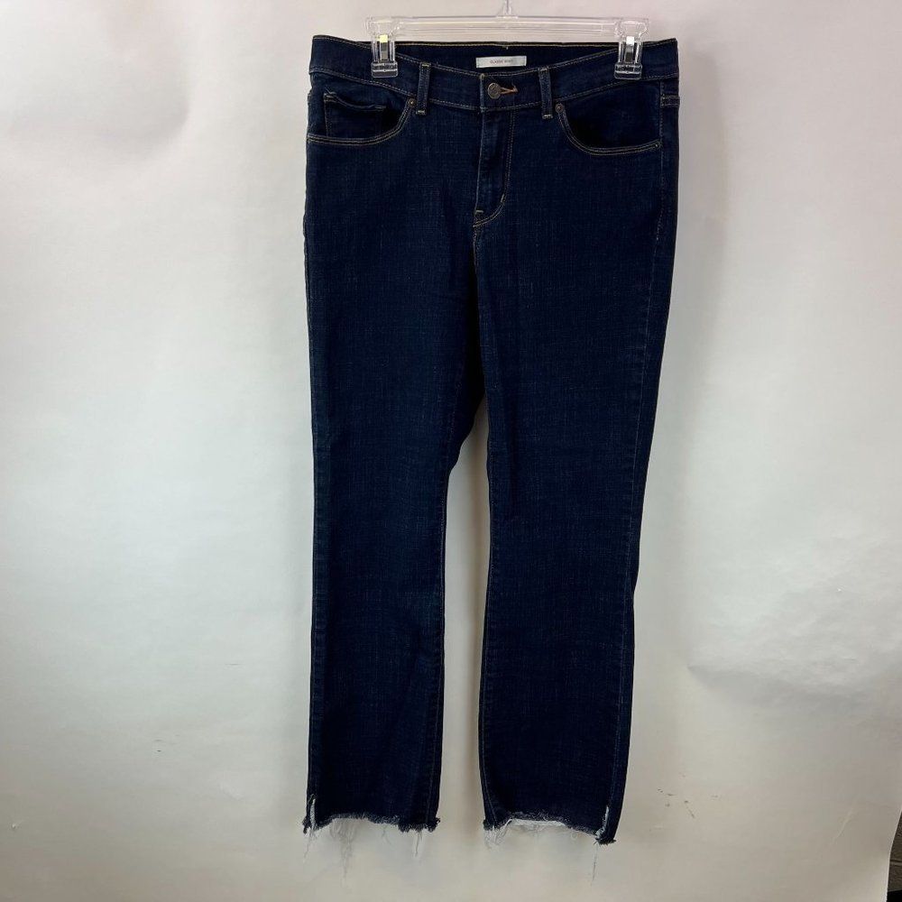 Levi Strauss Levi's Classic Boot Distressed Blue Jeans Women's Size 29 - Picture 5 of 7